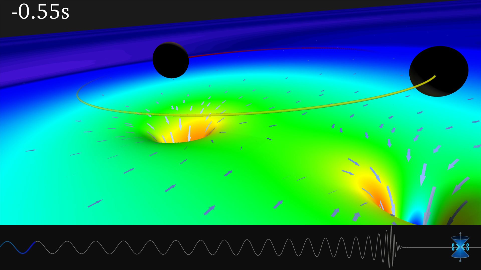 GW170104 received GW plots_Warped Spacetime BBH Simulation_by Simulating eXtreme Spacetimes (SXS) Project-LIGO_Snapshot - 31_1920w_1080w.jpg